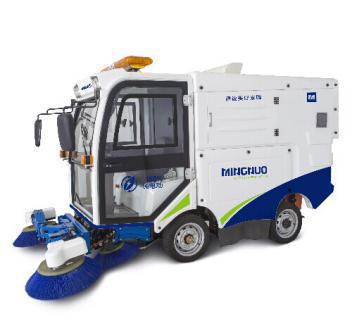 明諾新型全封閉掃地機，物業(yè)小區(qū)用MN-X800掃地車