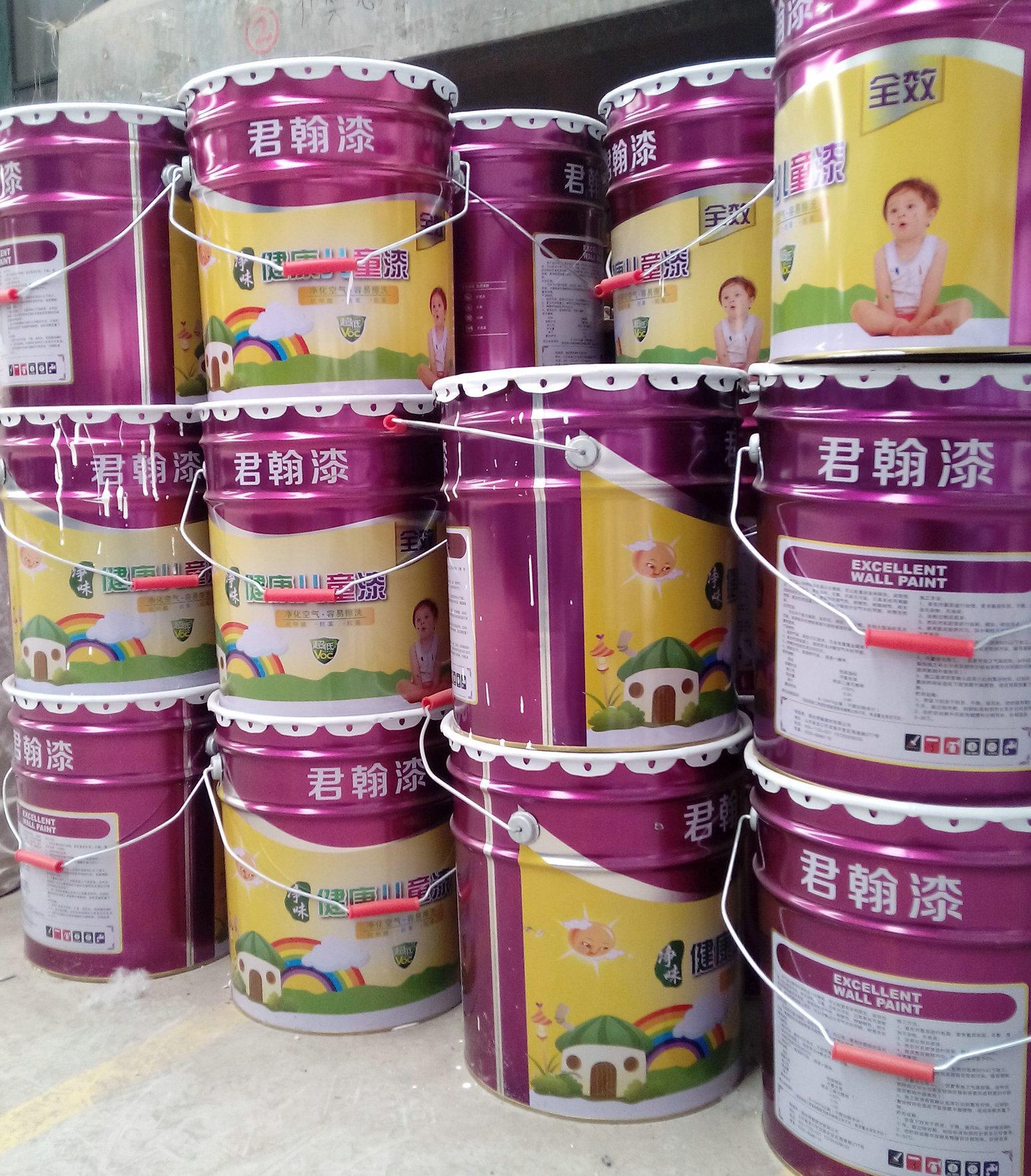 廠家直銷(xiāo)高品質(zhì)君翰凈味健康兒童漆室內(nèi)裝飾乳膠內(nèi)墻涂料質(zhì)量保證